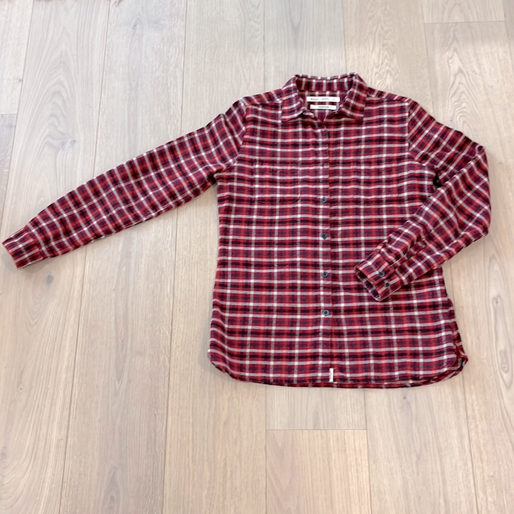 Women’s Woolrich Pemberton Flannel Button Down Shirt Size Small